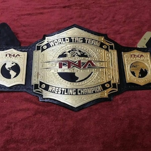 TNA  TAG TEAM world wrestling championship title belt