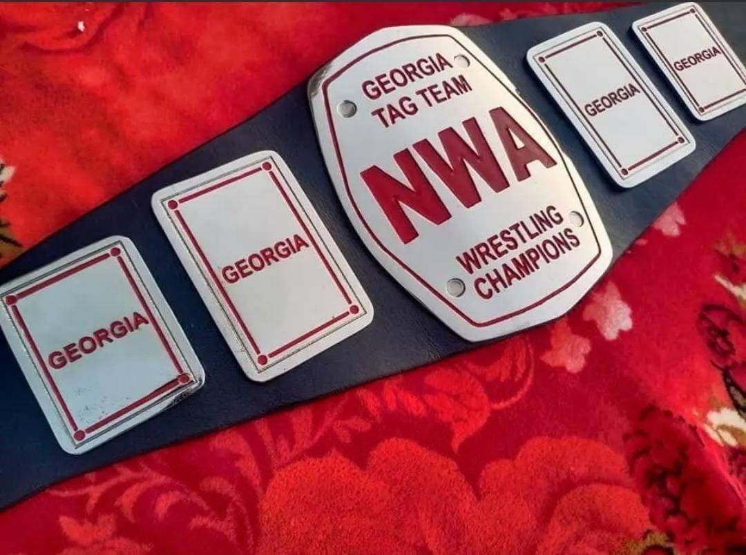 NWA Tag Team Wrestling Championship Title Belt Etsy