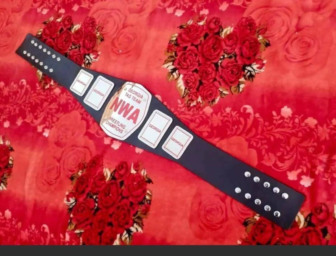 NWA Tag Team Wrestling Championship Title Belt Etsy