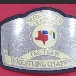 NWA Mid-South Tag Team Wrestling Championship Title Belt