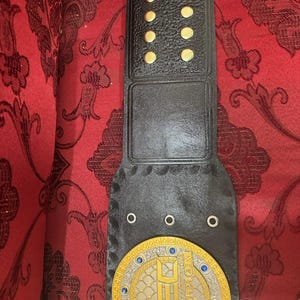 WEC WORLD EXTREME Cage Wrestling Championship Title Belt image 3