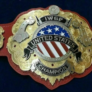 IWGP WORLD HEAVYWEIGHT wrestling championship title belt