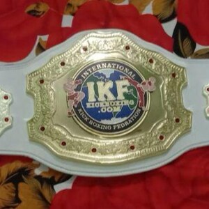 IKF KICK BOXING federation championship title belt