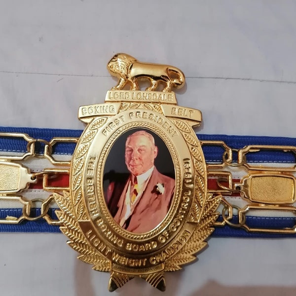 LORD LONSDALE LIGHTWEIGHT championship title belt