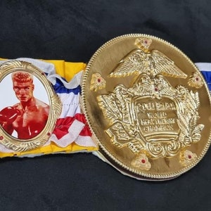 ROCKY BALBOA RING Magazine Award World Heavyweight Championship Title Belt