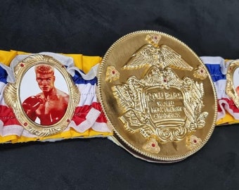 ROCKY BALBOA RING Magazine Award World Heavyweight Championship Title Belt
