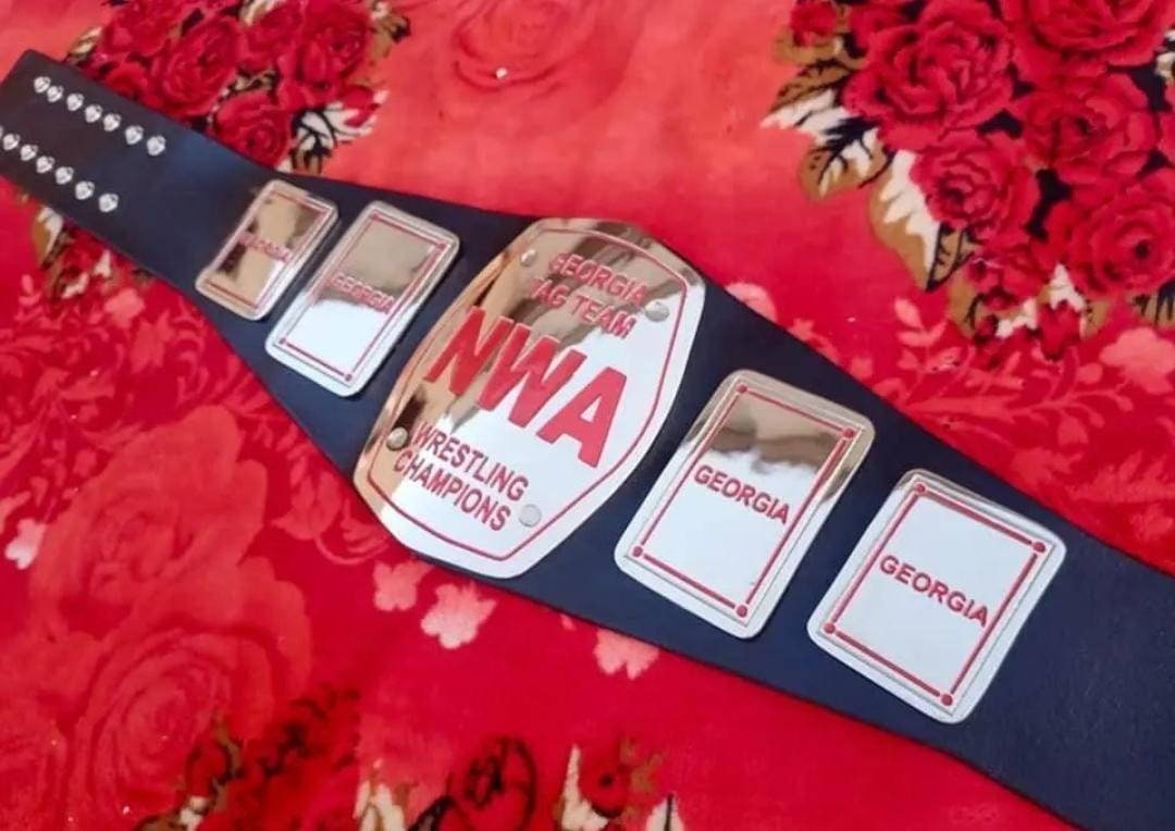 NWA Tag Team Wrestling Championship Title Belt Etsy