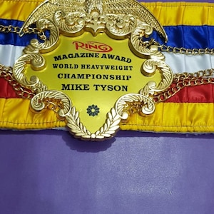 MIKE TYSON Ring Magazine Award