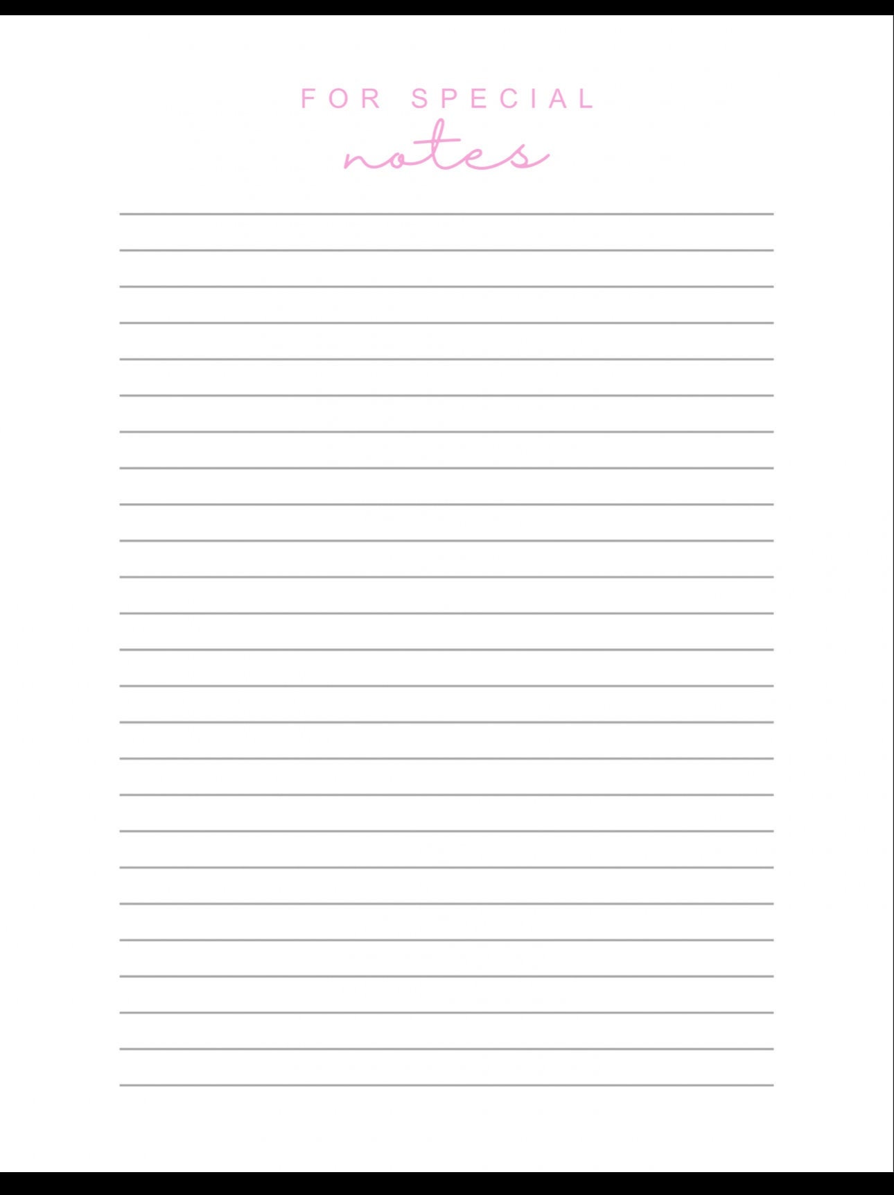 Special Notes Download - Etsy