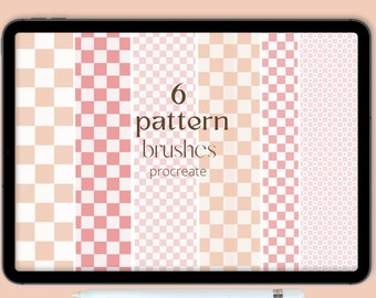 Pędzle wzorzyste Procreate do użytku komercyjnego pędzel teksturowy pędzel bezszwowy ipad narzędzie do sztuki cyfrowej Procreate Essential