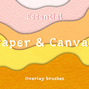 Procreate canvas texture overlay brushes paper texture brushes free Lettering brushes