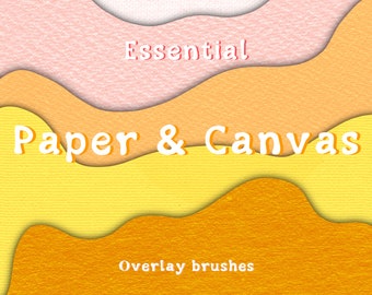 Procreate canvas texture overlay brushes paper texture brushes free Lettering brushes