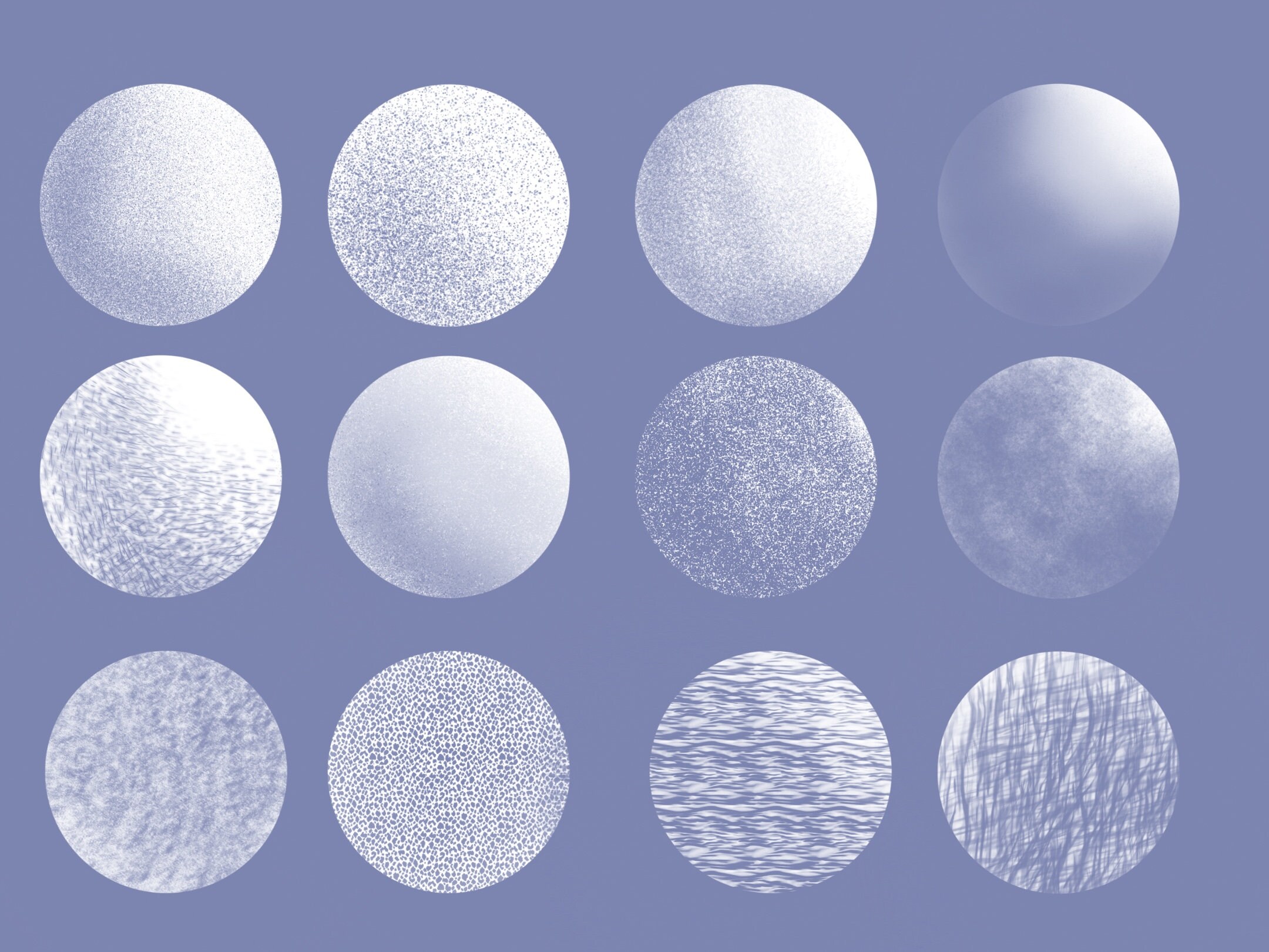 Procreate Texture Brushes Grain Brush Xxl Set Procreate Brush Bundle 45 ...