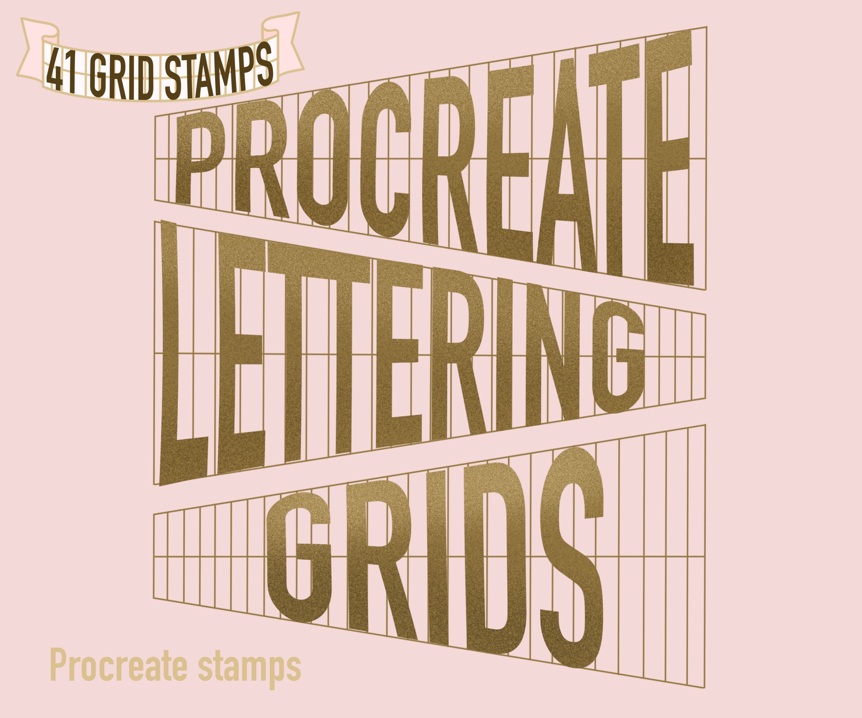 Pigeon Grids  Lettering Templates for Procreate