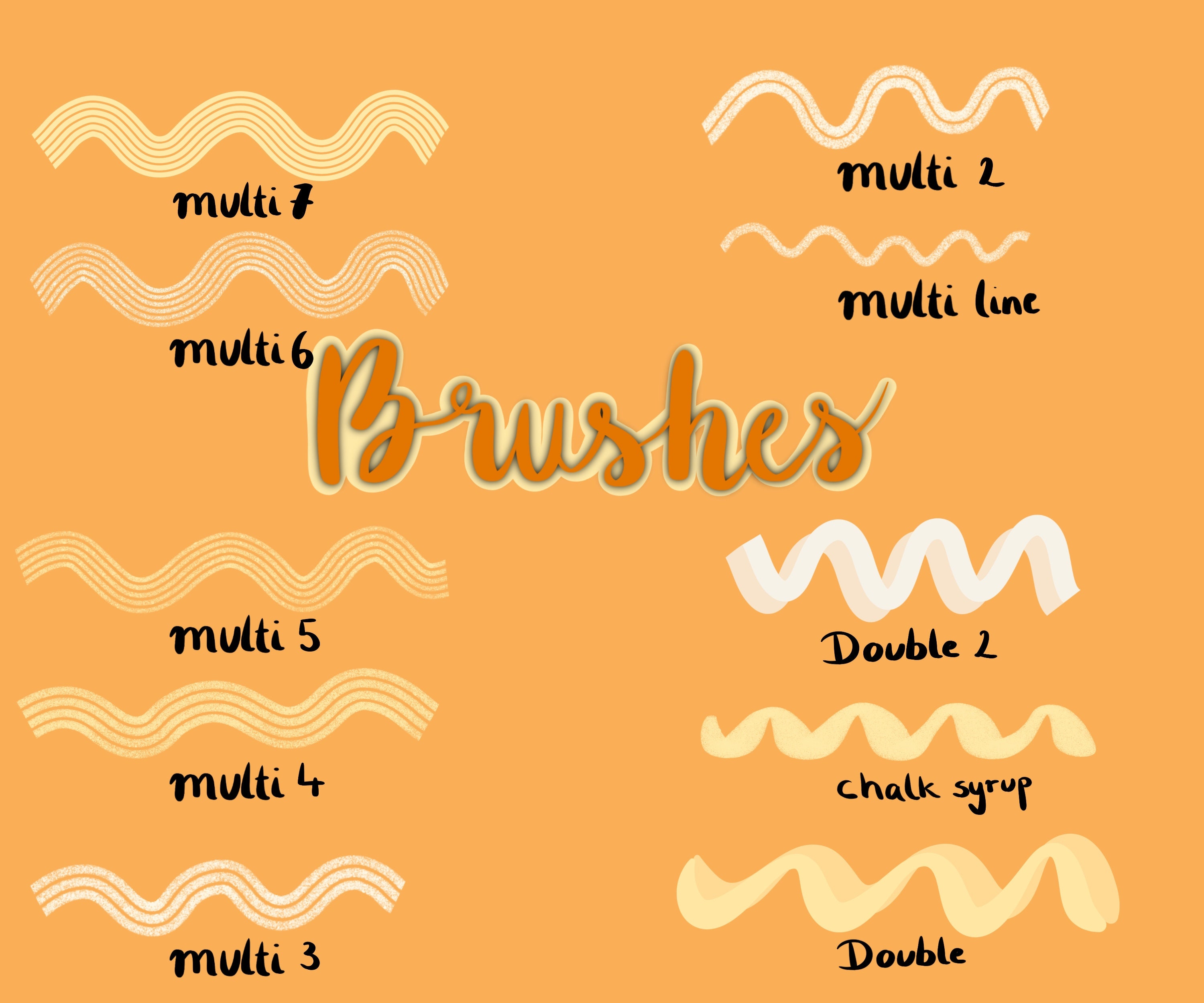 Procreate Retro Lettering Bundle Flower Stamps Groovy Brushes - Etsy