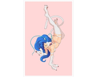 Night Warrior Felicia Print