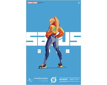 Samus Aran Art Print: Huntin' Aliens