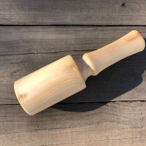 Handmade American Beech Wood Carving Mallet 13.5 Oz, Carvers Mallet, Gift For Dad Mom Woodworker, Tenons, Dovetails, Wood Carvers Mallet