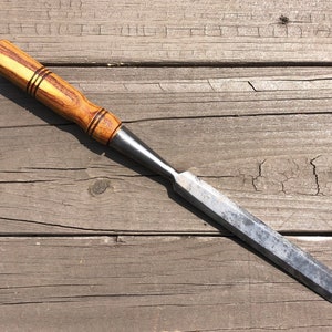 Lakeside Bevel Edge Chisel 7/8 Inches, Osage Orange Handle