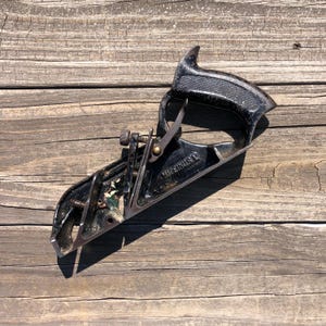 Vintage Craftsman Rabbet Plane, Unplugged, Gift For Mom Dad Woodworking Plane