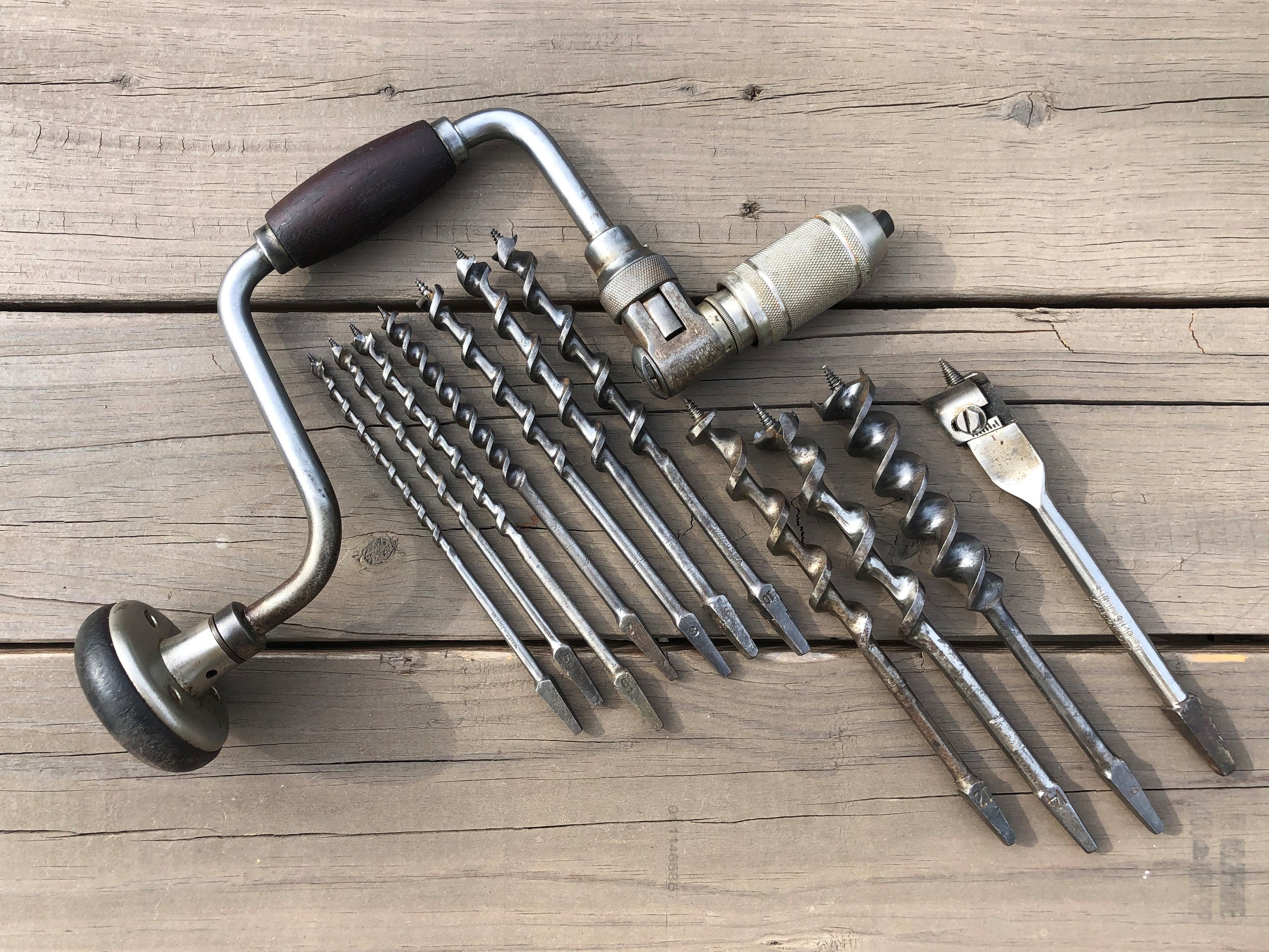 Antique Bit Brace Hand Drill - Etsy