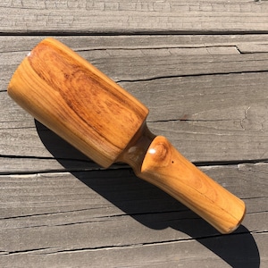 Wood Carving Mallet 14 Oz Cherry Mallet, Carvers Mallet, Gift For Dad Mom, Tenons, Dovetails, Hand Crafted Leather Woodworking