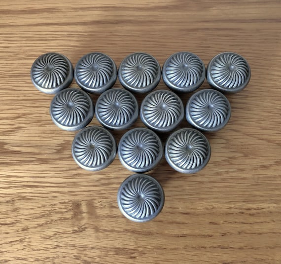 dresser knobs silver Unique Bargains 6pcs Cabinet Knobs 1-3/16 Inch (30mm) Diameter Drawer Knob Polished Chrome Round Ball Kitchen Knobs Handle with Screws for Kitchen Bedroom Cupboard Dresser Silver in the Cabinet Knobs department at