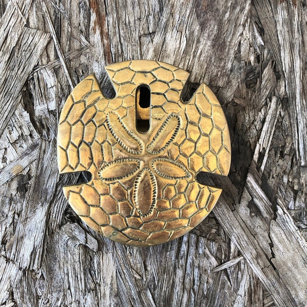 Sand Dollar Door Knocker - Brass (premium Size 8 Michael Healy