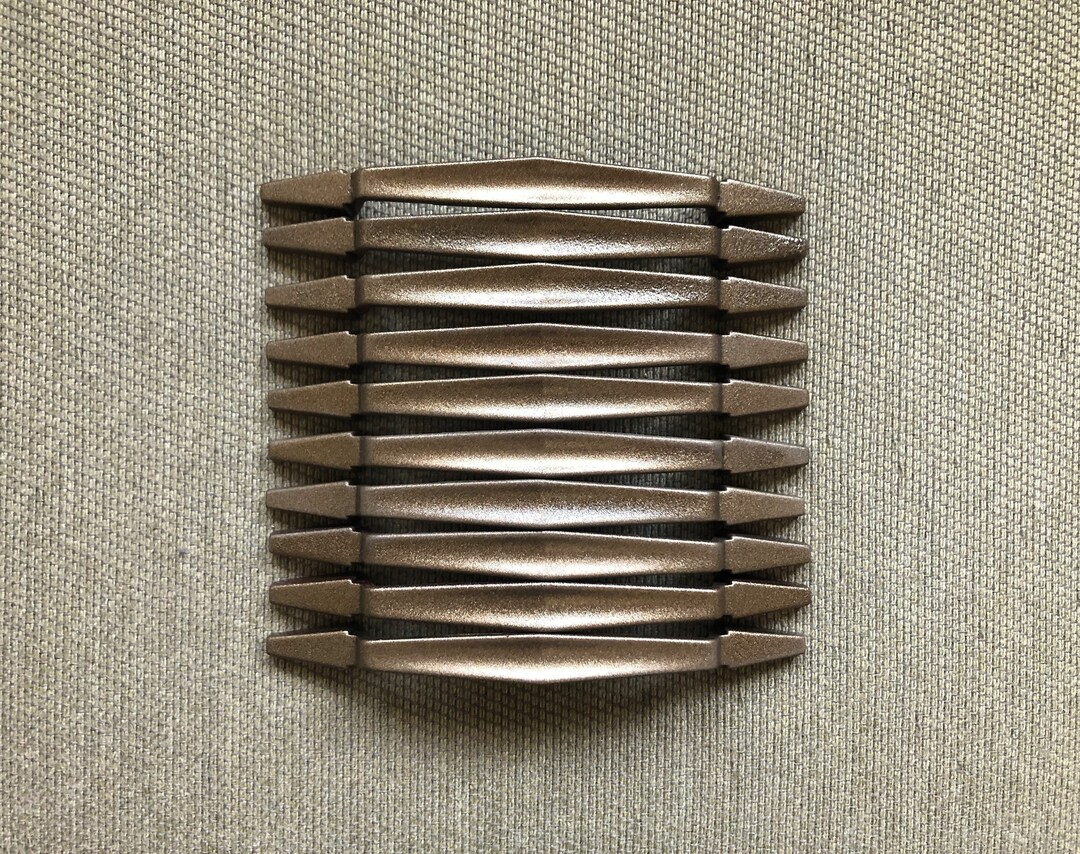 Vintage MCM Drawer Pulls Painted Antique Brass Finish 1 AVAILABLE, Mid