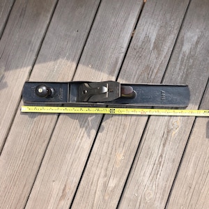 Vintage Stanley No 7 (Corrugated Type 14 1929-1930) Woodworking Jointer Plane, Stanley Sweetheart Blade, Gift For Mom Dad, Sharpened for Use