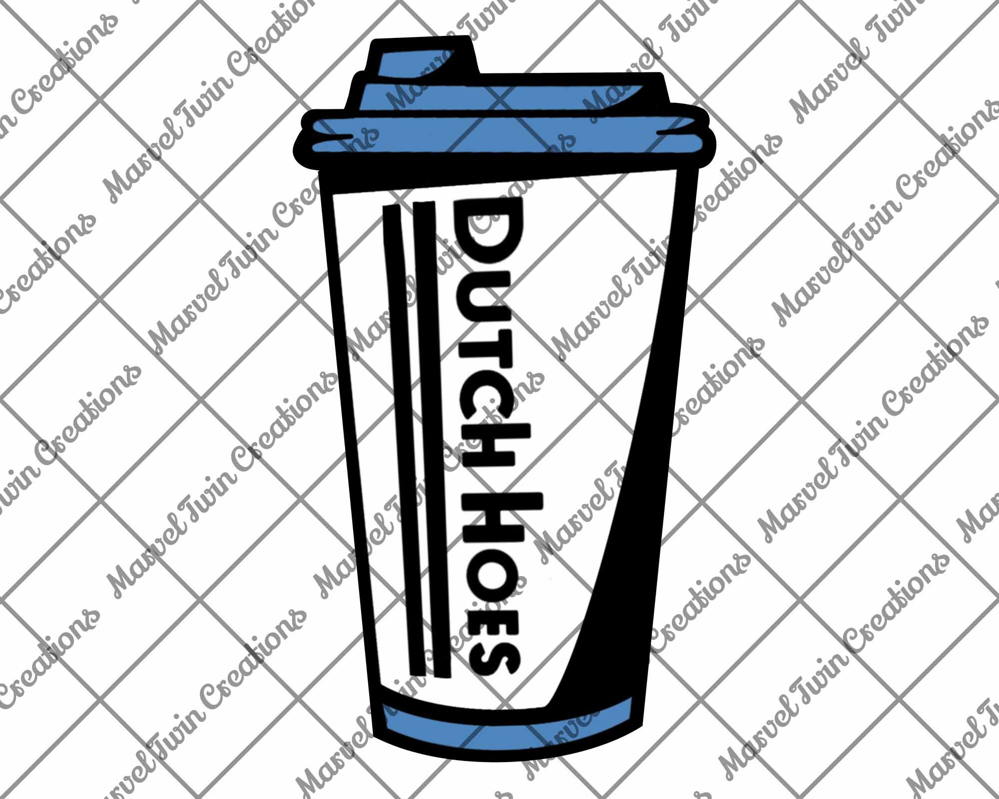 Dutch Hoes Cup Vinyl Sticker Coffee Cup Cute Sticker Etsy