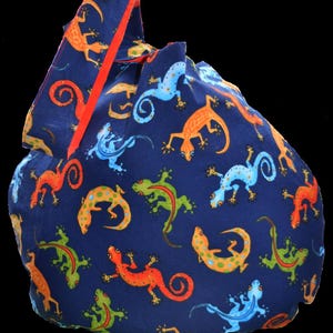 Gecko Japanese Knot Bag