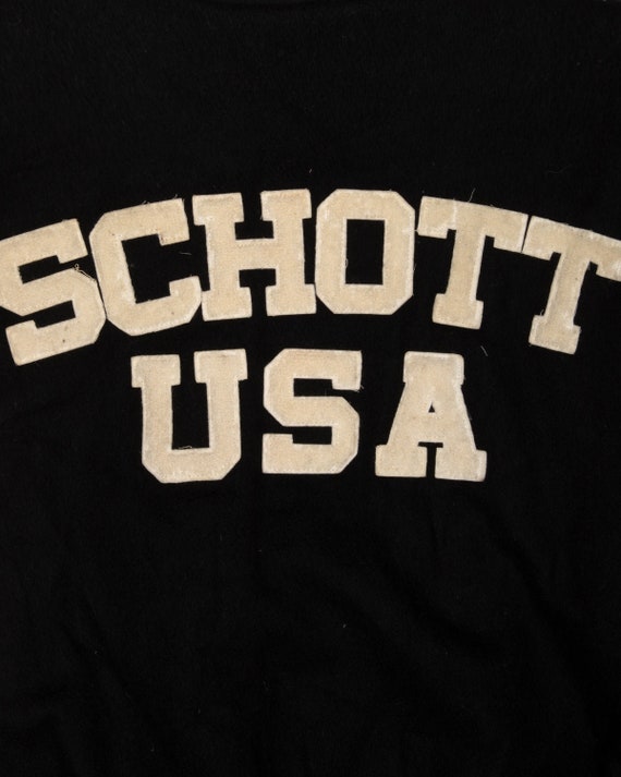 Schott monochrome varsity jacket - image 4