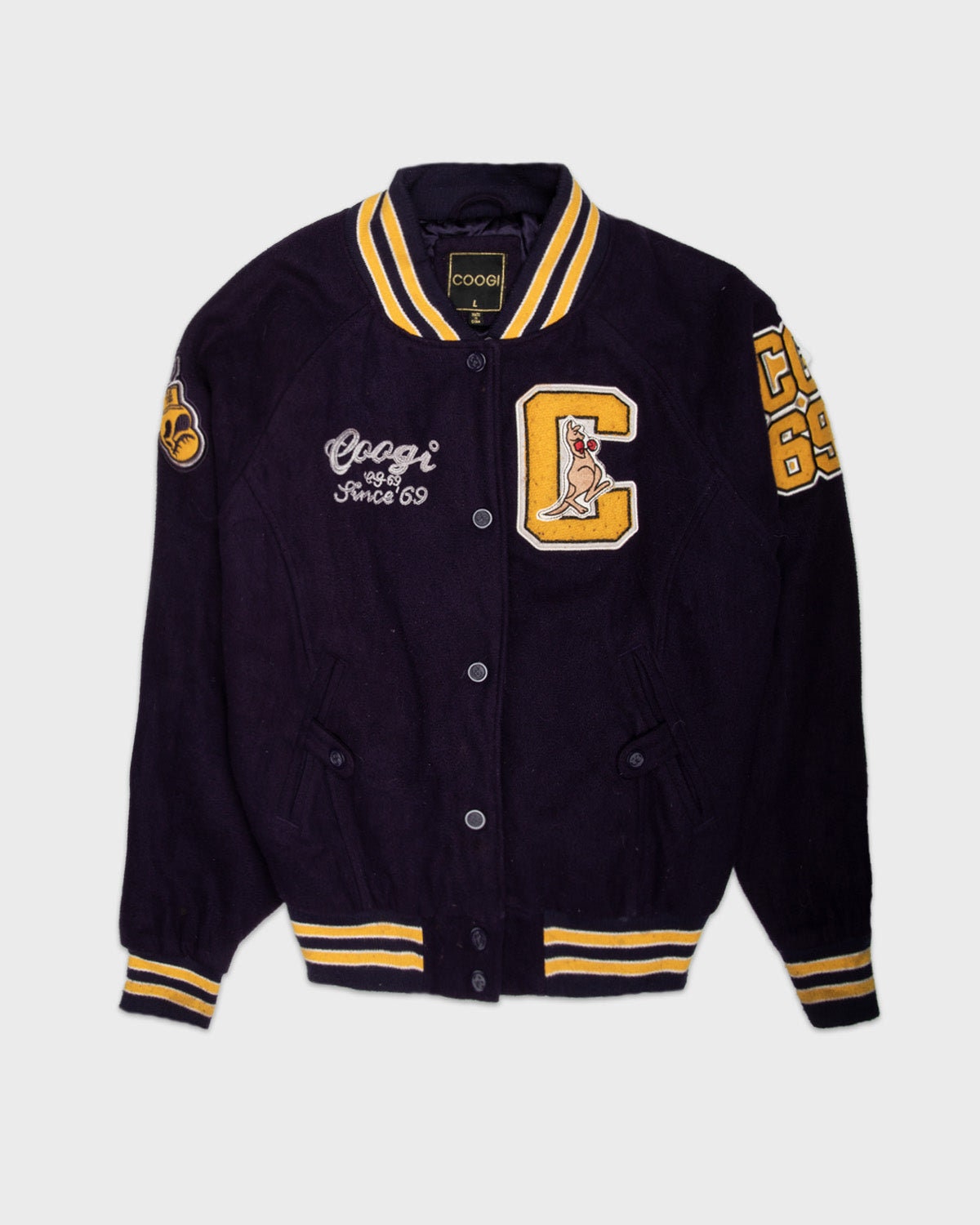 Coogi clearance letterman jacket