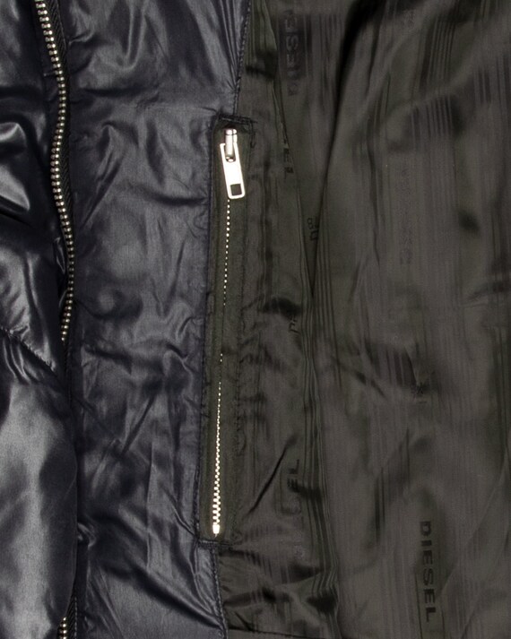 BLACK 90'S DIESEL puffa quilted jacket - Gem