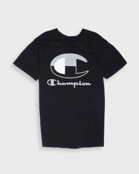 AUTHENTIC 90'S CHAMPION Black T-shirt - Etsy