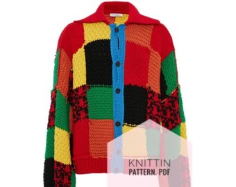 Harry Styles Cardigan Pattern - Etsy