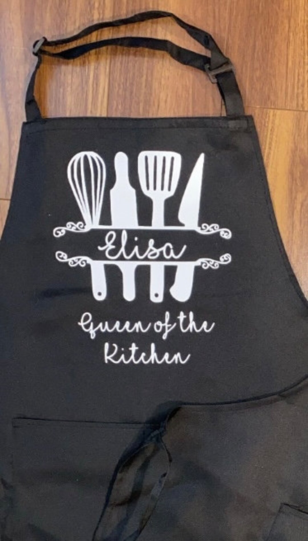 Queen of the Kitchen Apron Personalized Apron With Pockets Personalized ...