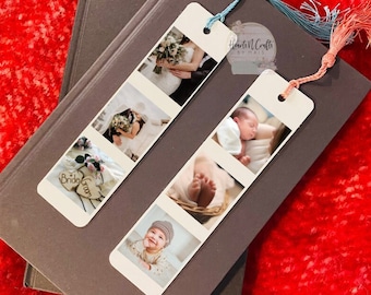 Personalized Photo bookmark, Metal bookmark, Custom Bookmark, Birthday Gift, New Baby Gift, Book Lover Gift, Photo Gift, Custom Picture Gift