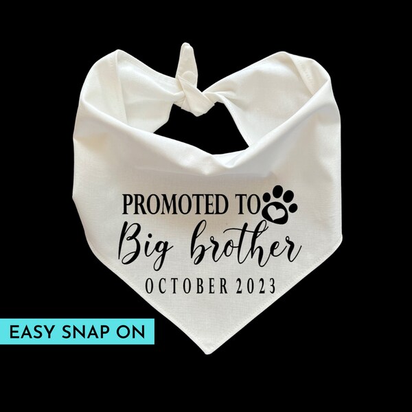 Pregnancy Announcement Dog Bandana Etsy