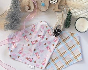 Nutcracker Dog Bandana – Christmas Gift, Handmade for Dogs and Cats