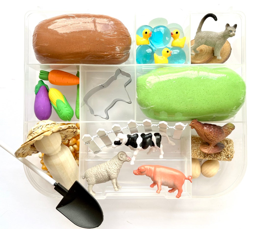 Farm Sensory Play Dough Kit Farm Sensory Kit Farm Animal