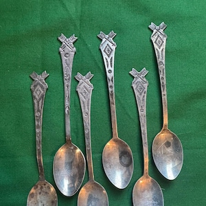 カトラリー(スプーン等) Vintage Fred Harvey Navajo Spoon Brooch Vintage Fred Harvey Navajo Spoon Brooch 【公式通販】