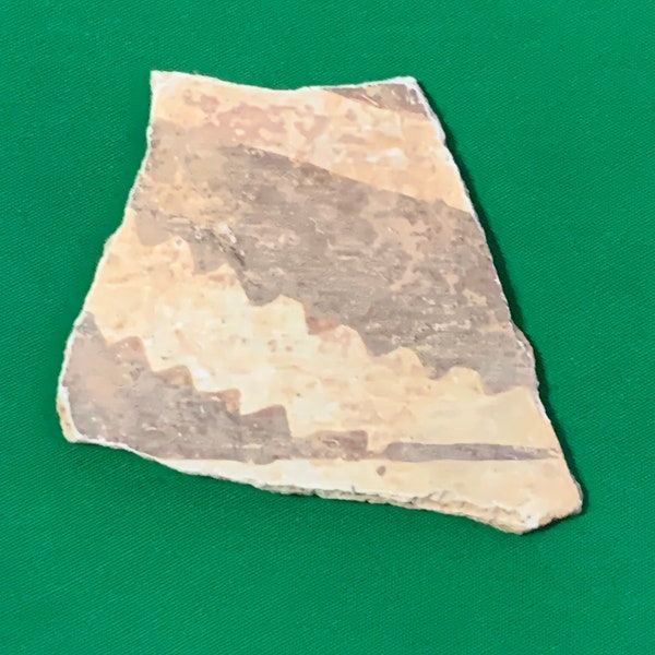 Prehistoric Anasazi / Mogollon Red Mesa Black-on-White Native American Pottery Shard Artifact Arizona