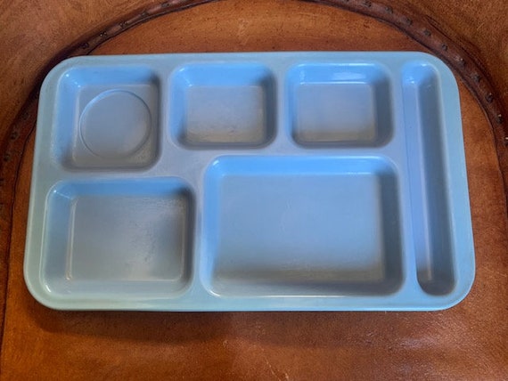 Buy 1980s Cafeteria School Trays Blue Online in India 