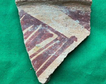 Prehistoric Pottery Shard - Hohokam - Tanque Verde Red-on-Brown - 1630