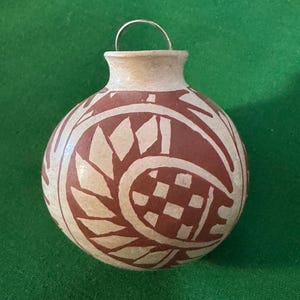Mata Ortiz Pottery Christmas Ornament  Mexico