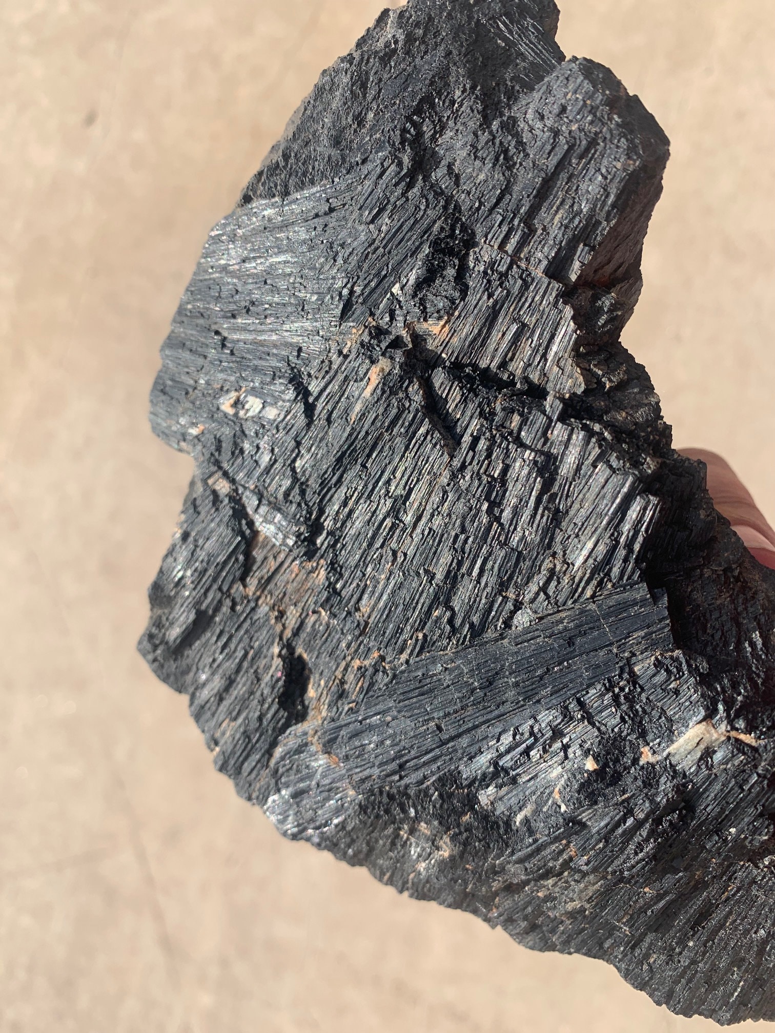 Large Mineral Specimen - Black Tourmaline - Arizona - Etsy