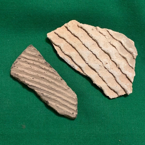 Prehistoric Anasazi / Mogollon Cibola Corrugated Shards #10