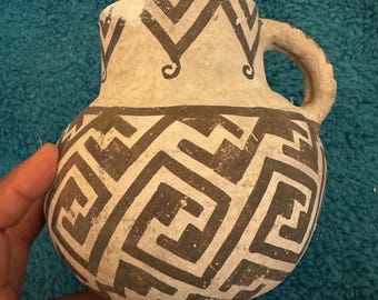Prehistoric Ancestral Puebloan Anasazi / Mogollon SNOWFLAKE Black